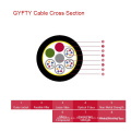 4-144 Cores Tubo flojo dieléctrico Cable de fibra óptica in / out sin armadura GYFTY